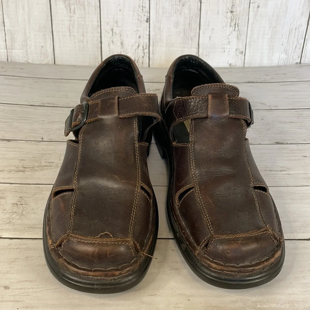 Josef Seibel Brown Fisherman Sandals